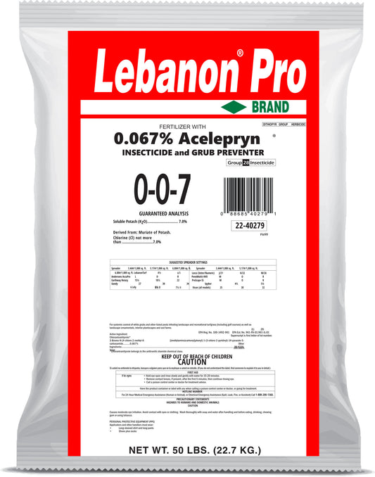 Lebanon Pro 0-0-7 Acelepryn Grub Preventer