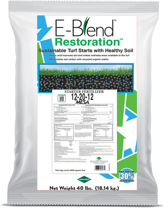 E-Blend 12-20-12 Starter Fertilizer with HUMIC + MESA + BIO BOOST