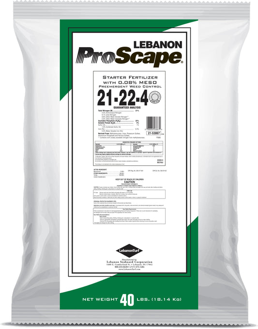 ProScape 21-22-4 Starter Fertilizer with Mesotrione